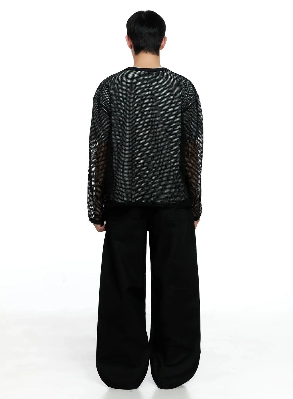 Men's Mesh Graphic Long Sleeve Tee IG520