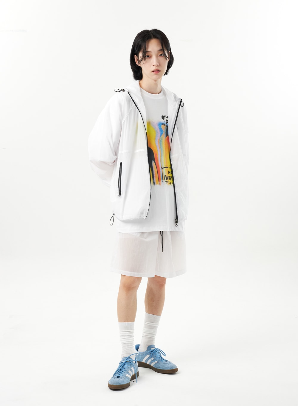 Nylon Hoodie Jacket CU314