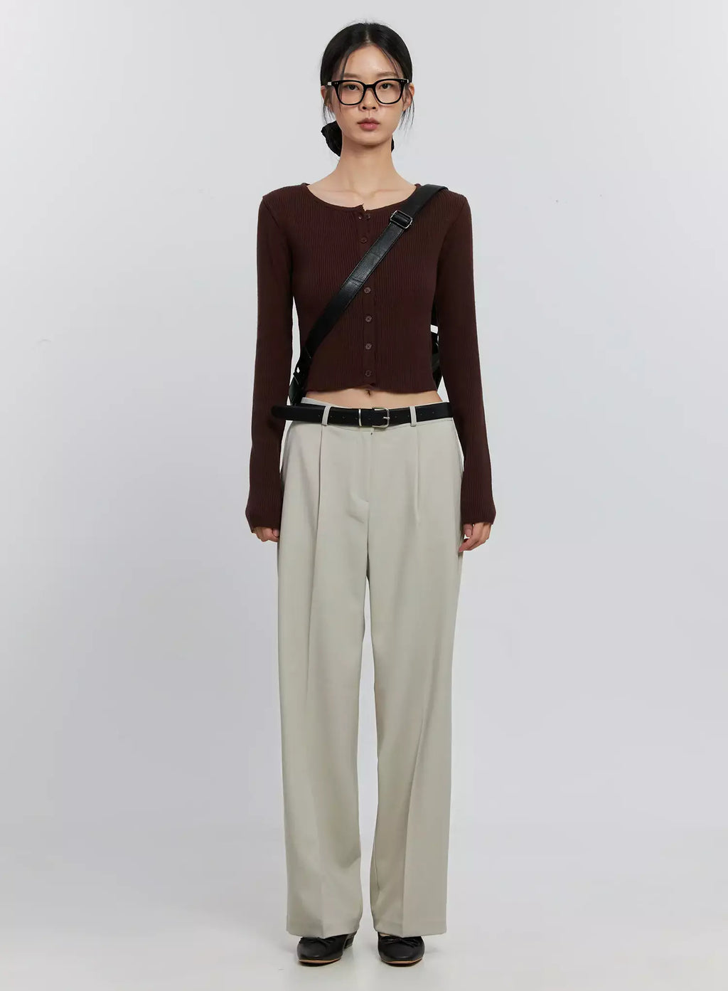 Essential Wide-Leg Slacks IS516