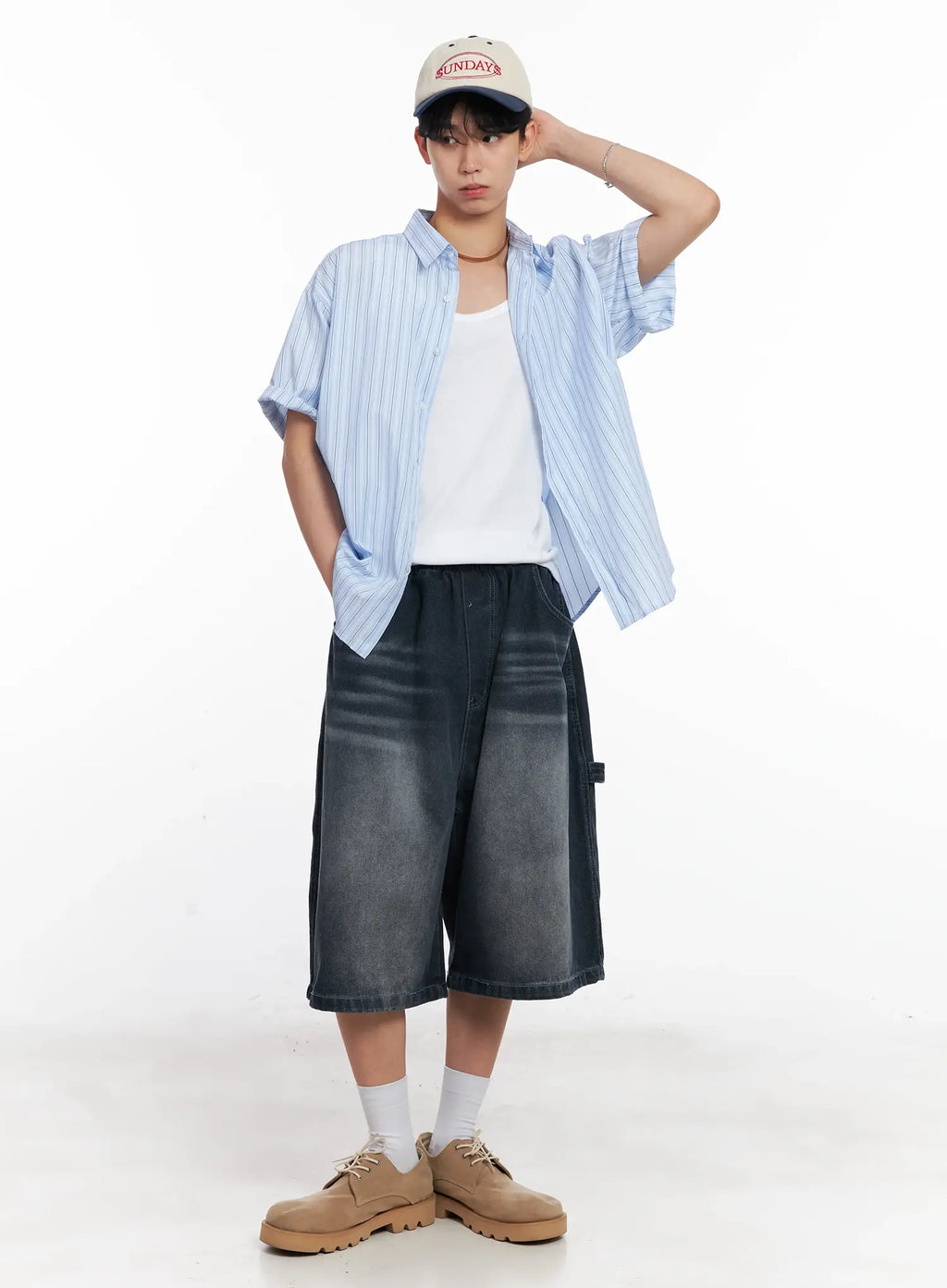 Men's Washed Jorts IL504