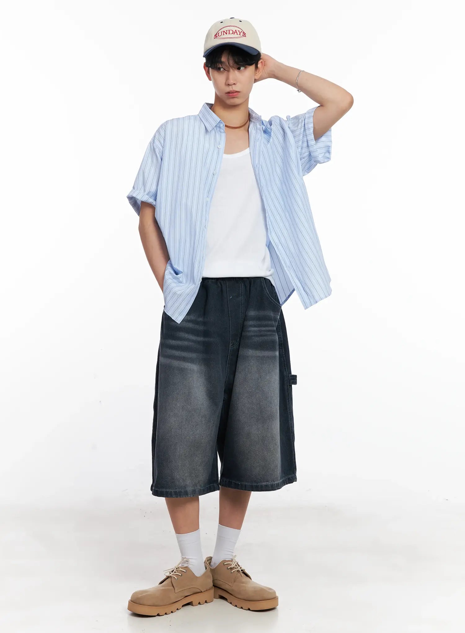 Men's Washed Jorts IL504