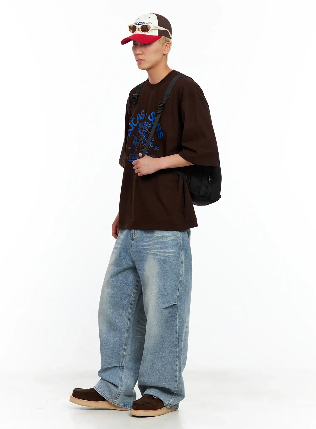 Men's Lucas Graphic Oversized Tee IL514