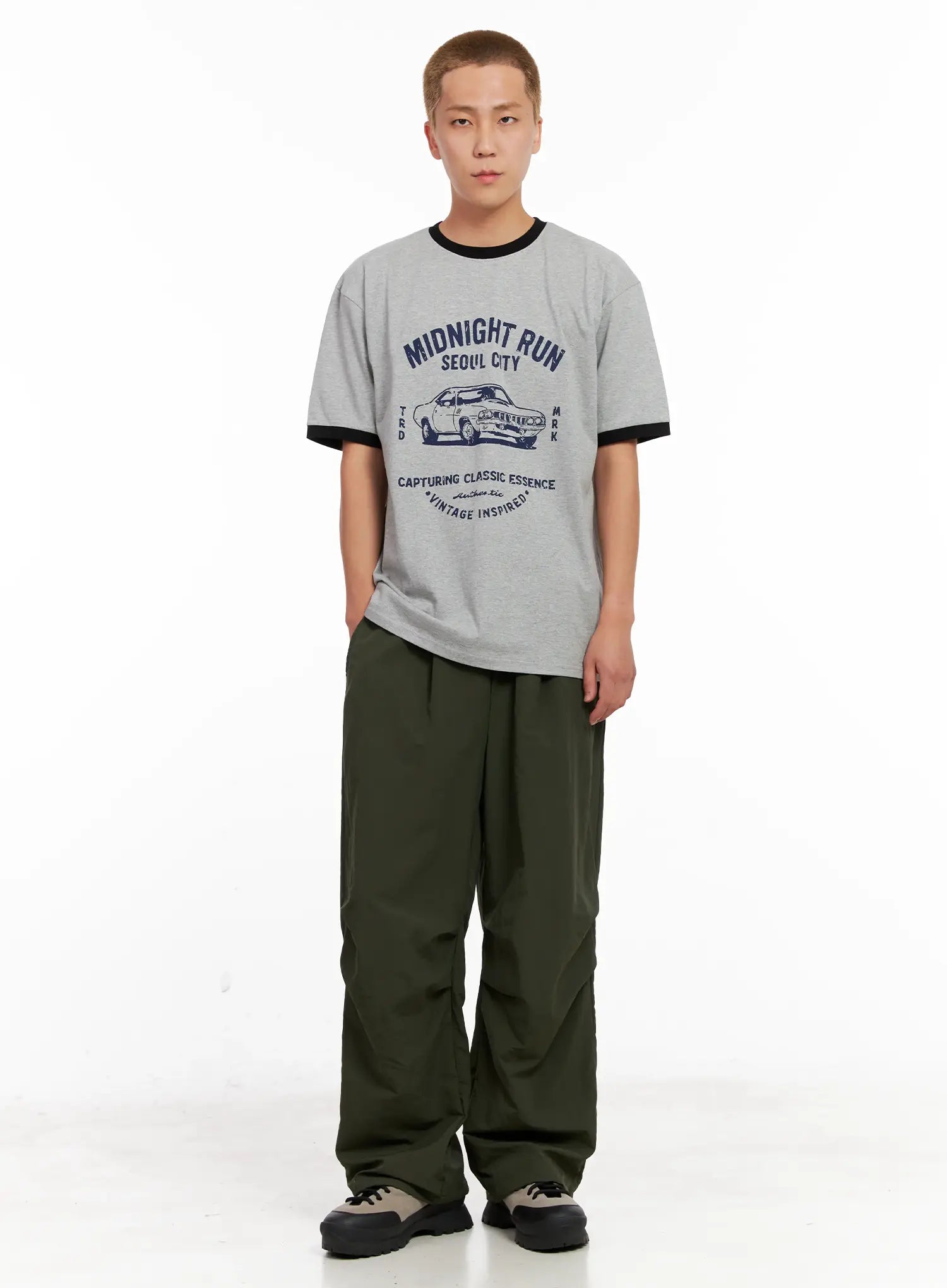 Men's Parachute Streetwear Pants IL518