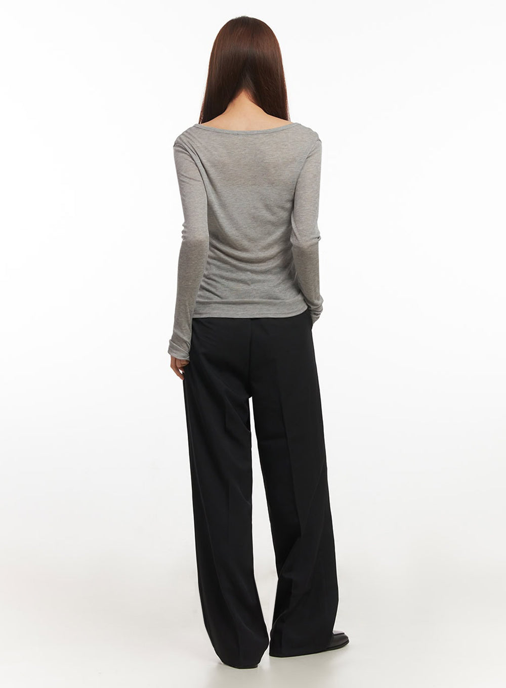 Essential Sheer Long-Sleeve Top IM524