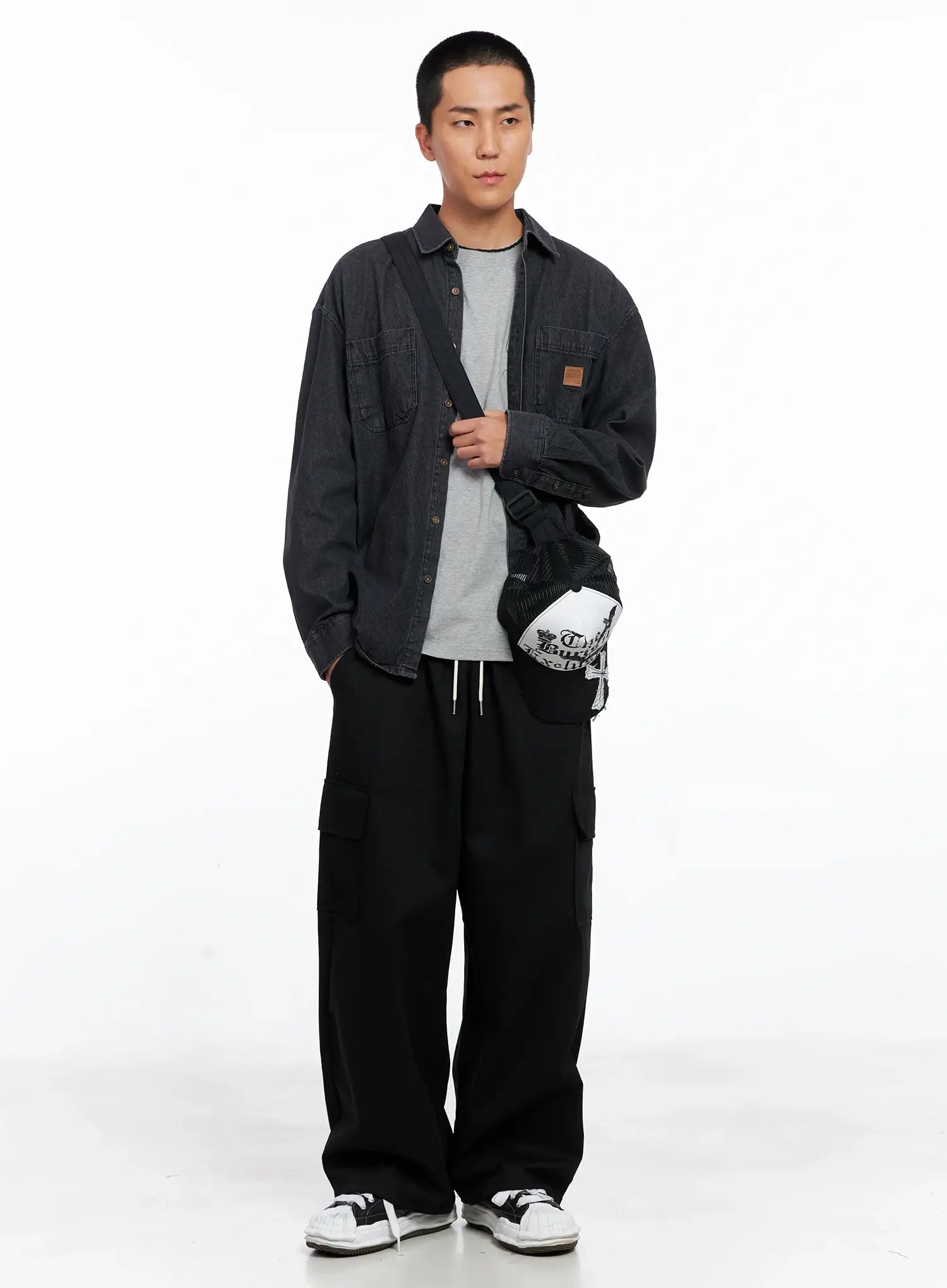 Men's Drawstring Cargo Pants IS510