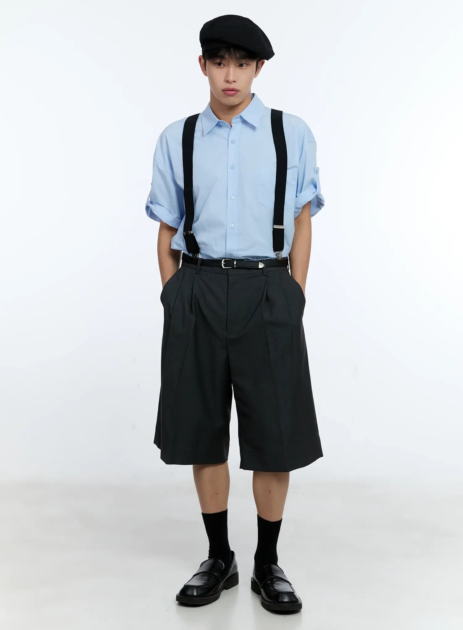 Men's Pocket Detail Short Sleeve Shirt IG519