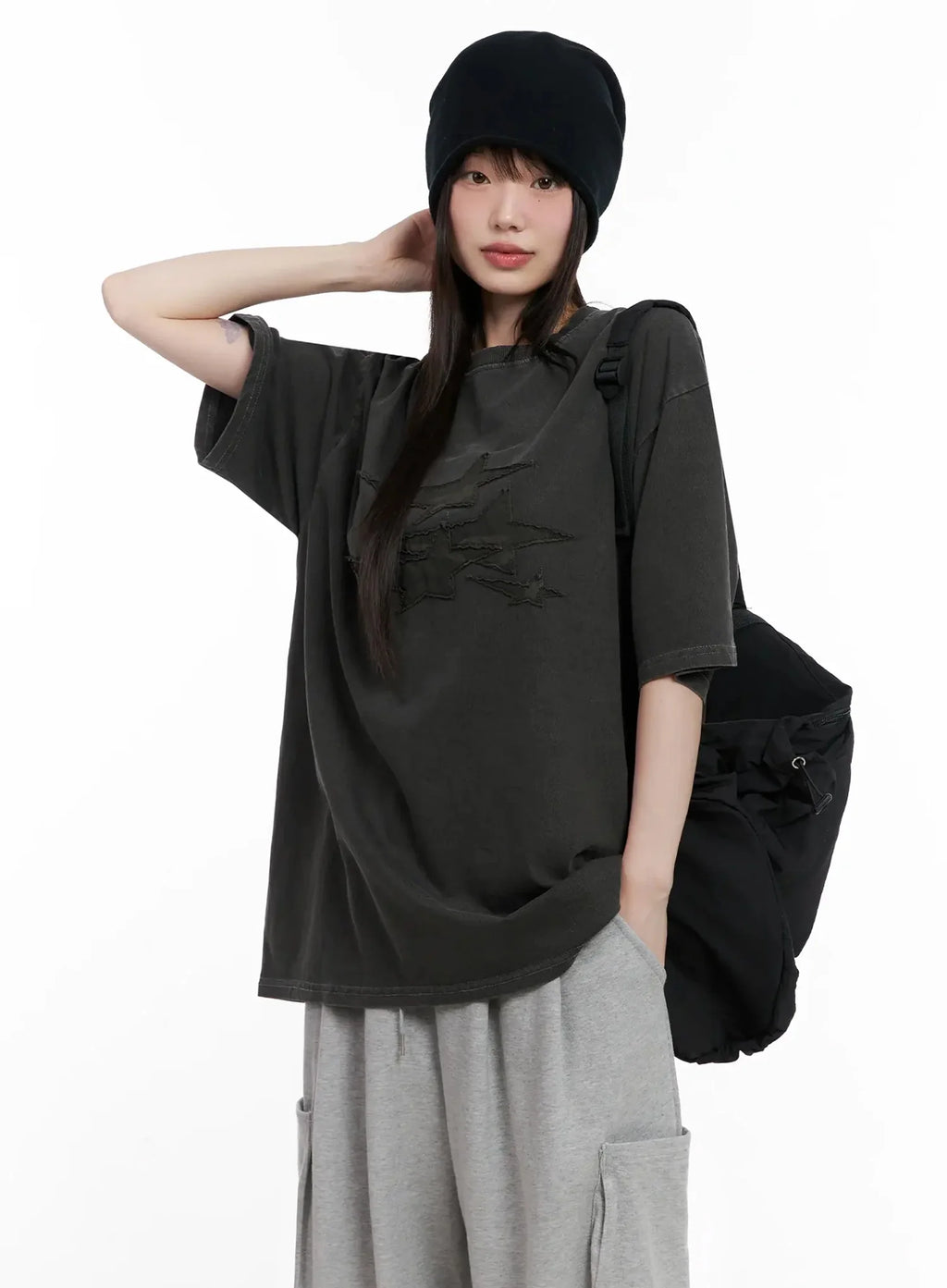 Charcoal Graphic T-Shirt IL531