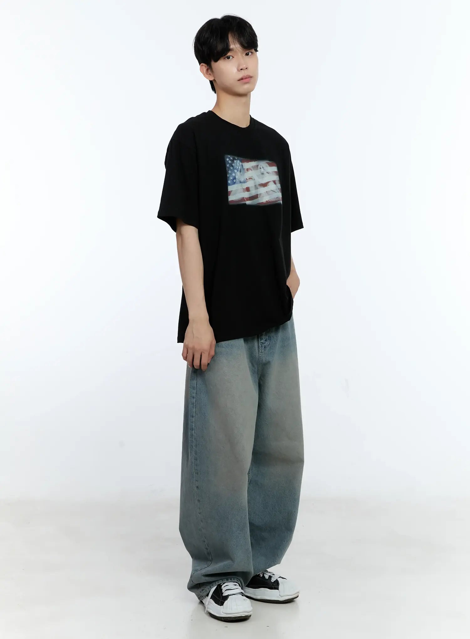 Men's Vintage Wide-Leg Jeans IG501