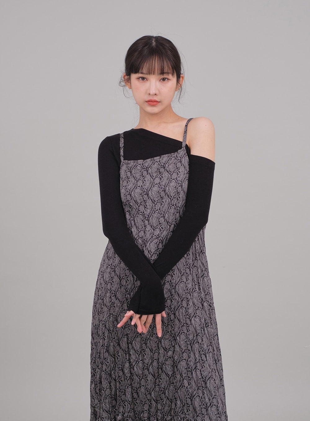 One Shoulder Crop Top C2701