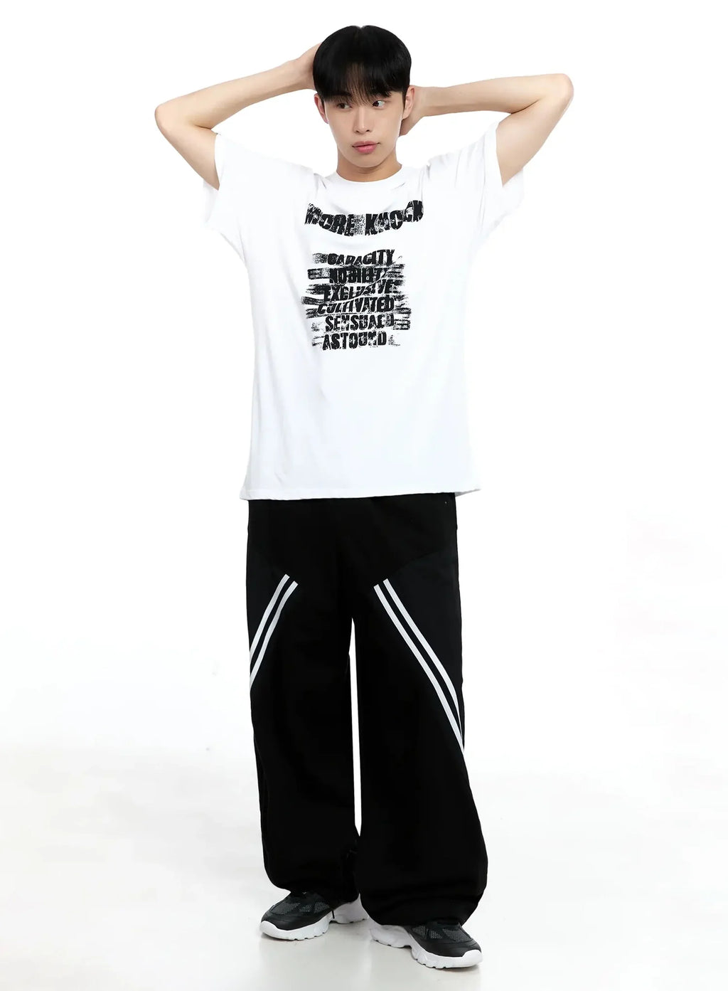 Men's Text Graphic T-shirt IG520