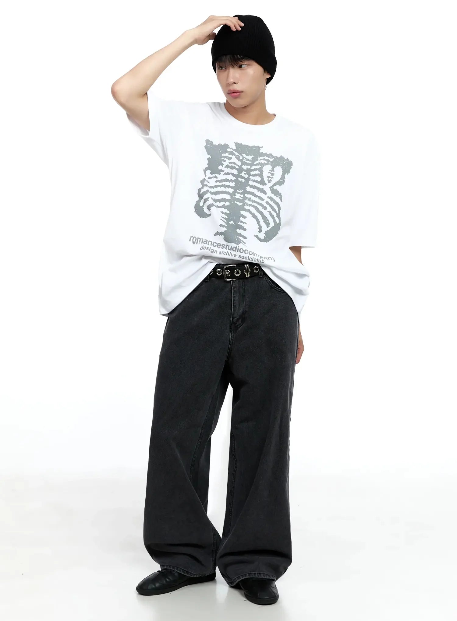 Men's Skeleton Graphic T-shirt IG520