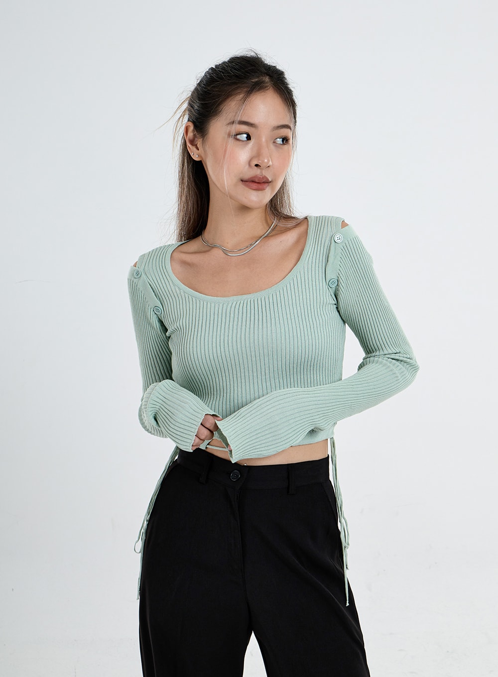 Basic Wide Tailored Pants CO06