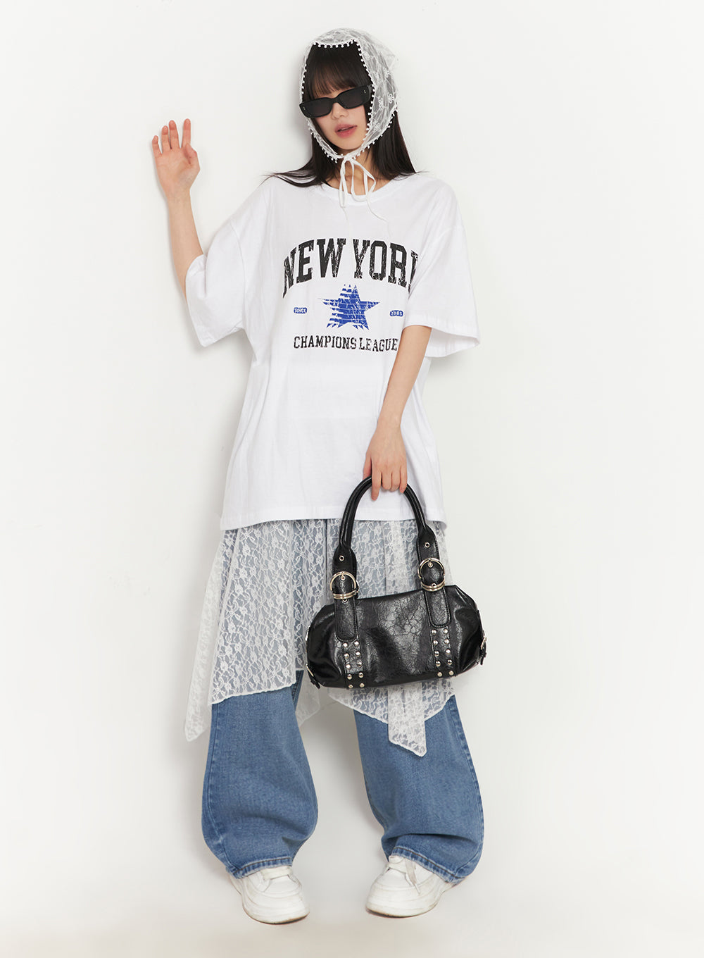 NY Graphic Oversize T-Shirt IY502