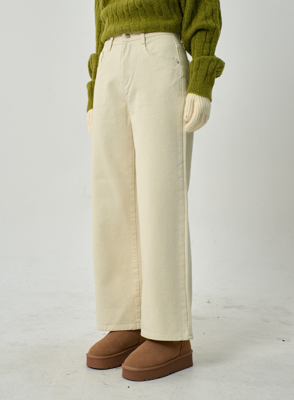 Twist Pattern Zip-Up Knit Unisex CD12