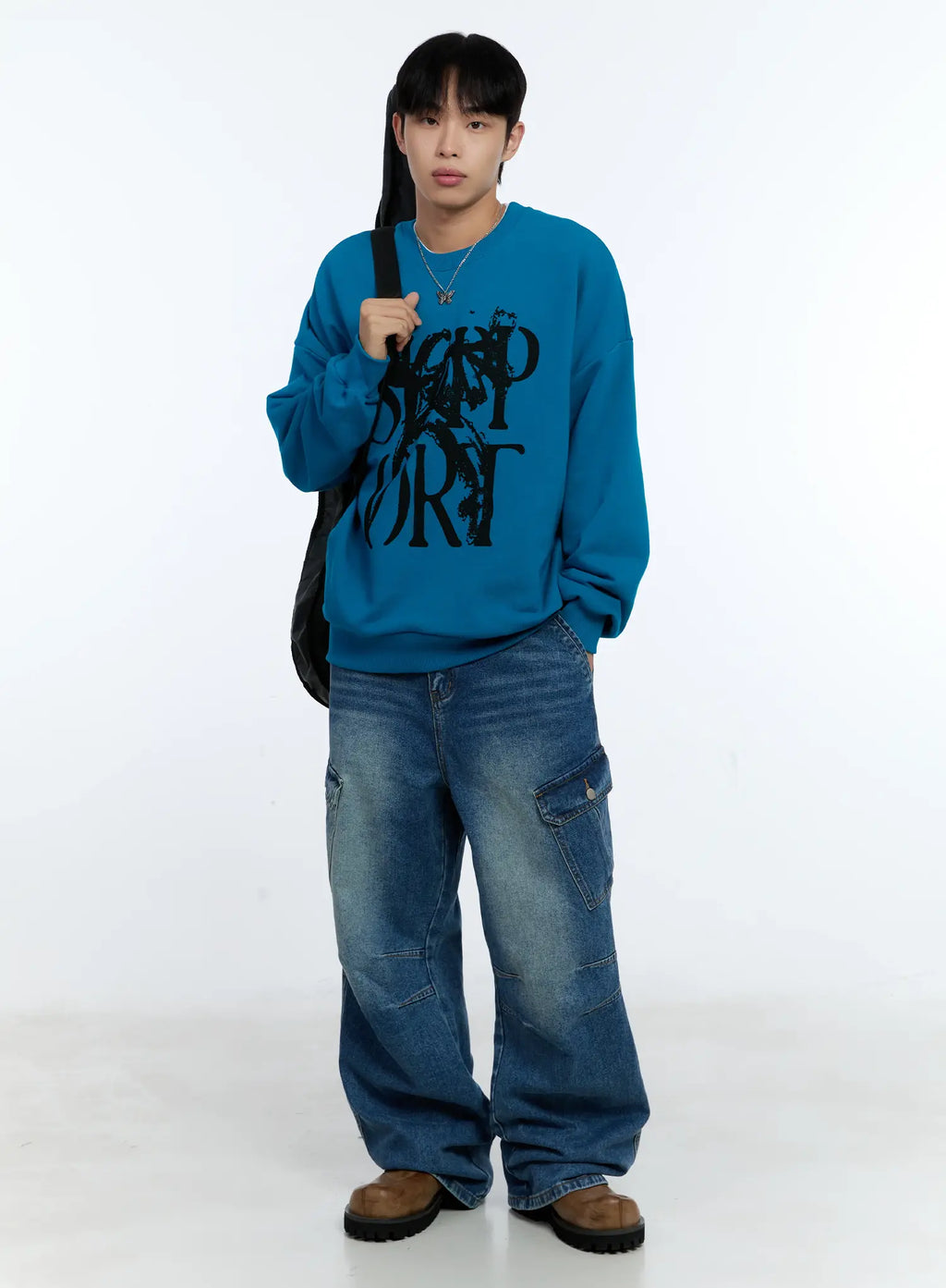 Men's Baggy Cargo Jeans IG515