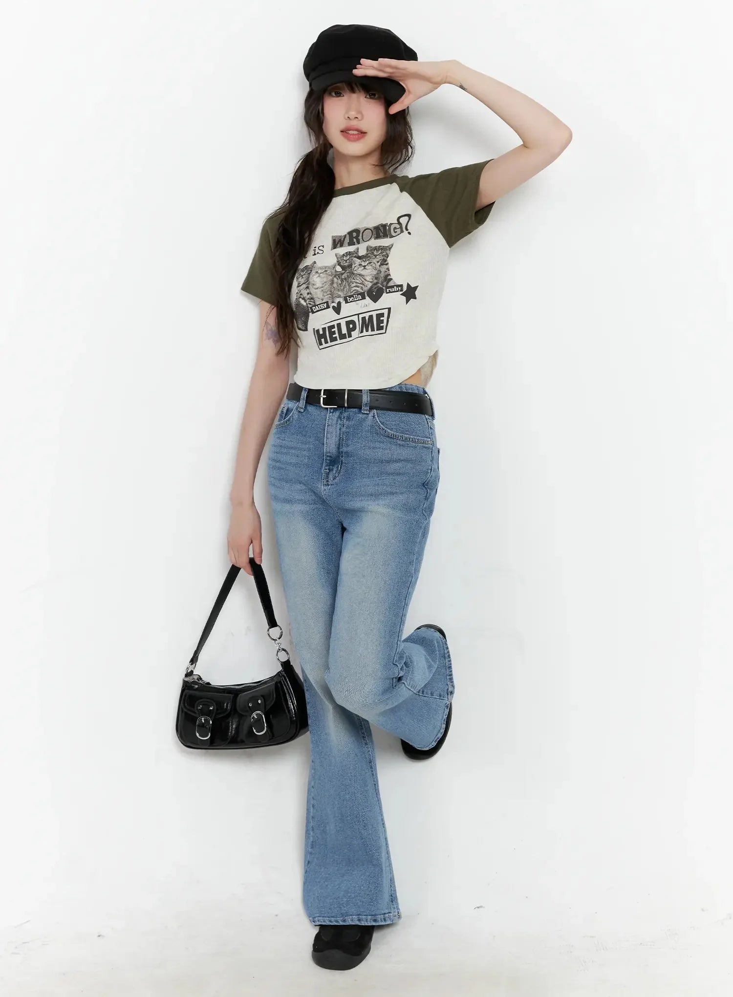 Hikaru High-Waist Flare Jeans IL531