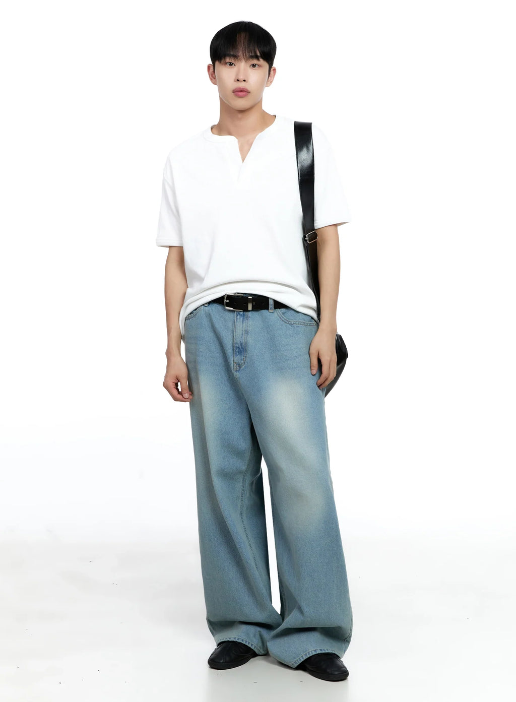 Men's Cotton Henley Tee IG520