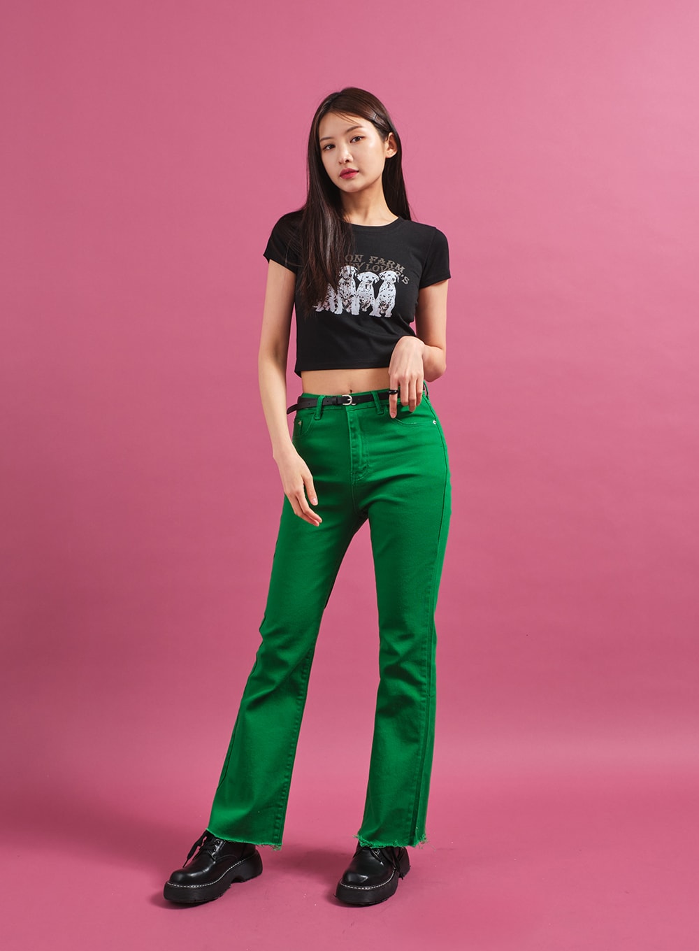 Dalmation Crop T-Shirt CY17