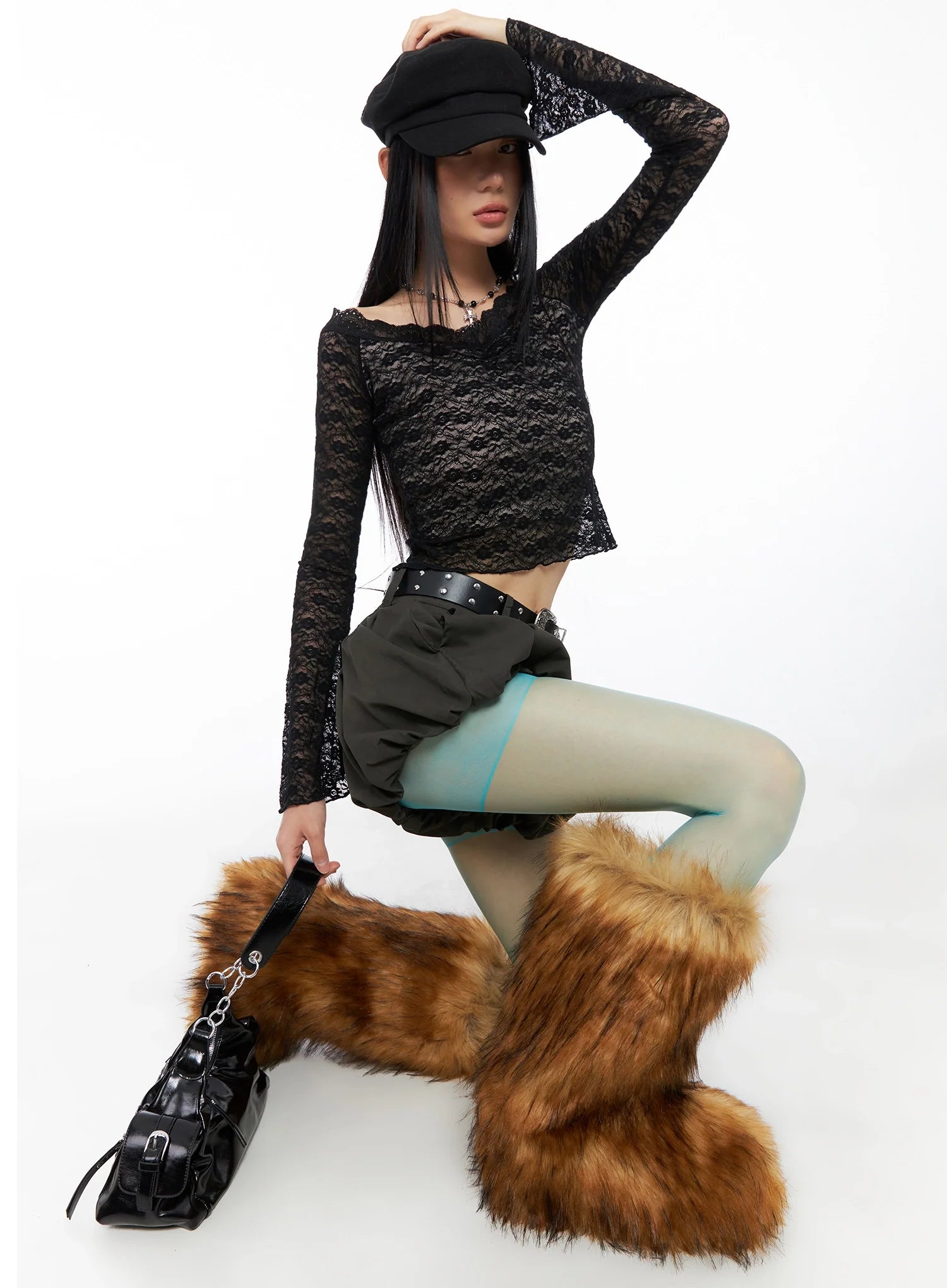 Balloon Pleated Skirt Shorts CO516