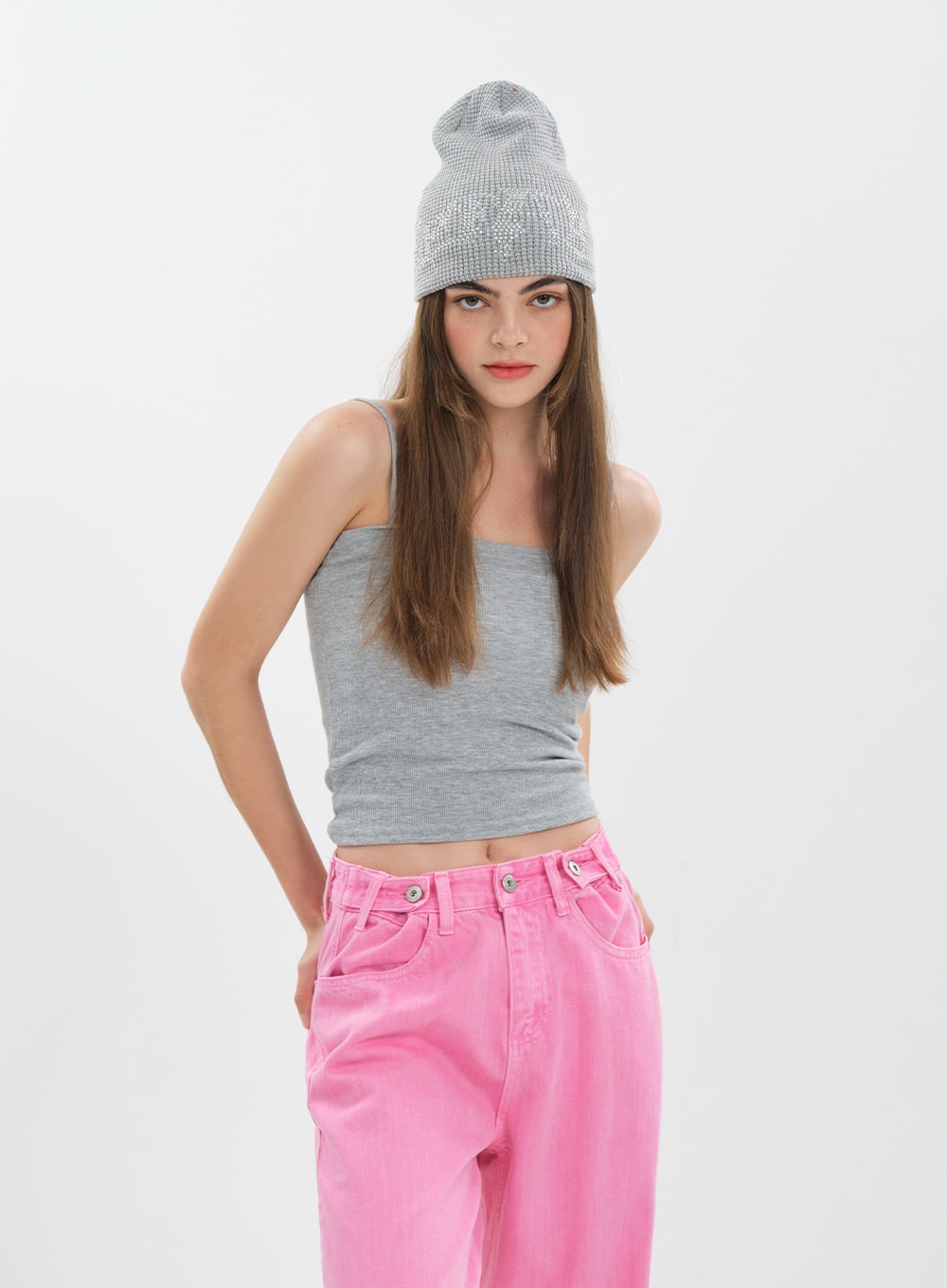 Basic Cropped Cami Top CA20