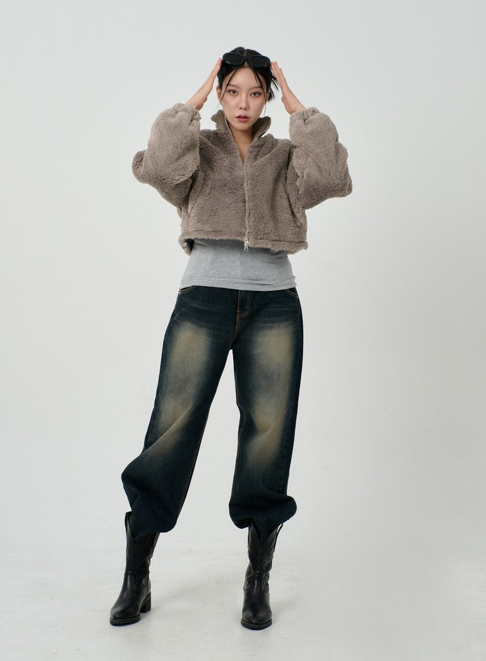 Vintage Washing Baggy Jeans ID23