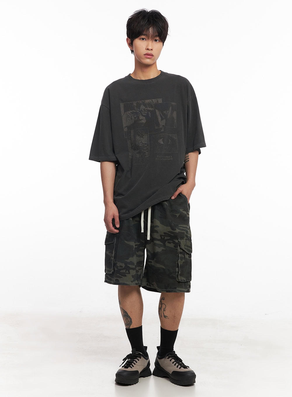 Men's Camo Cargo Shorts IY508