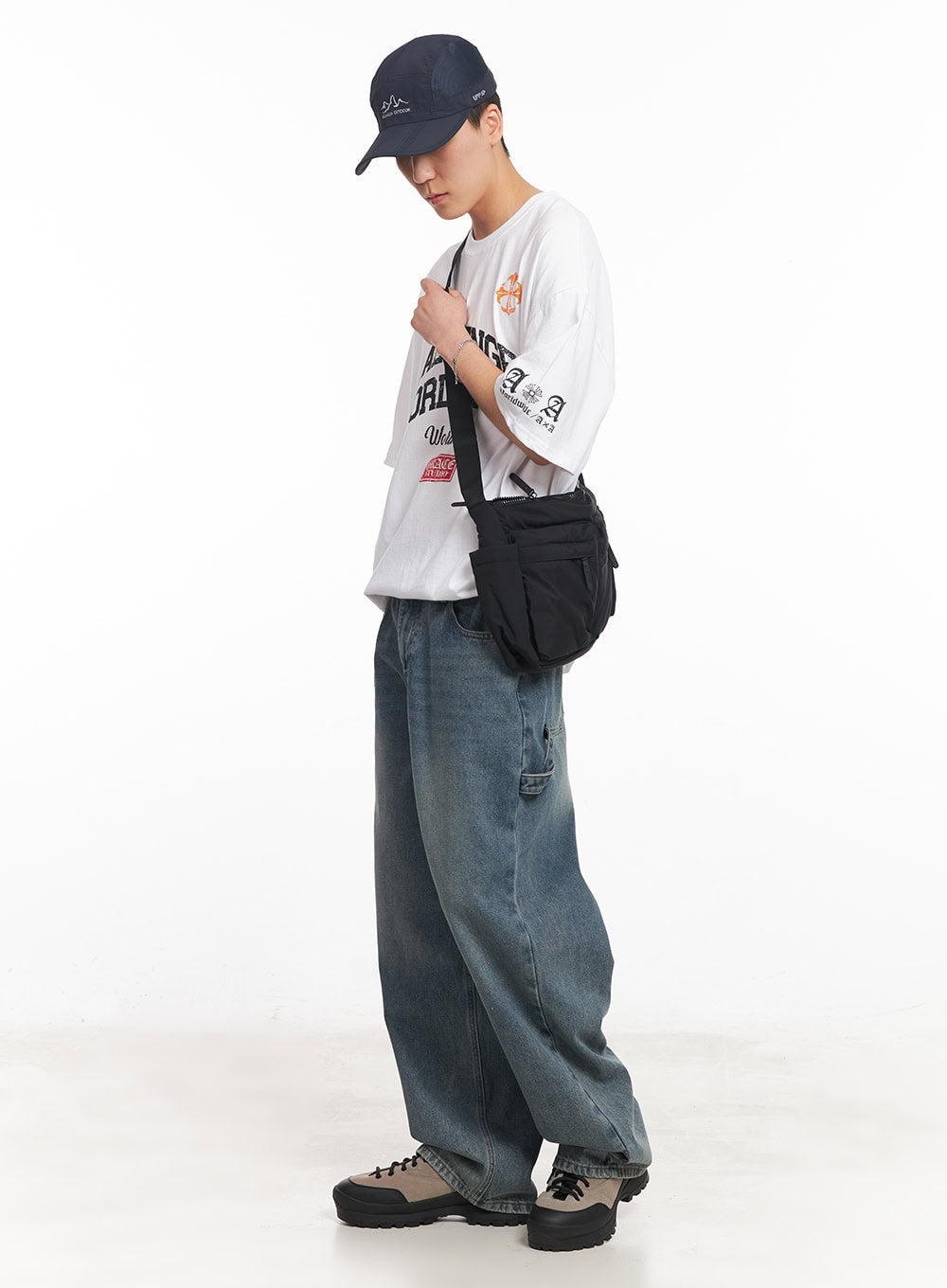 Men's Oversized Graphic T-Shirt IY505