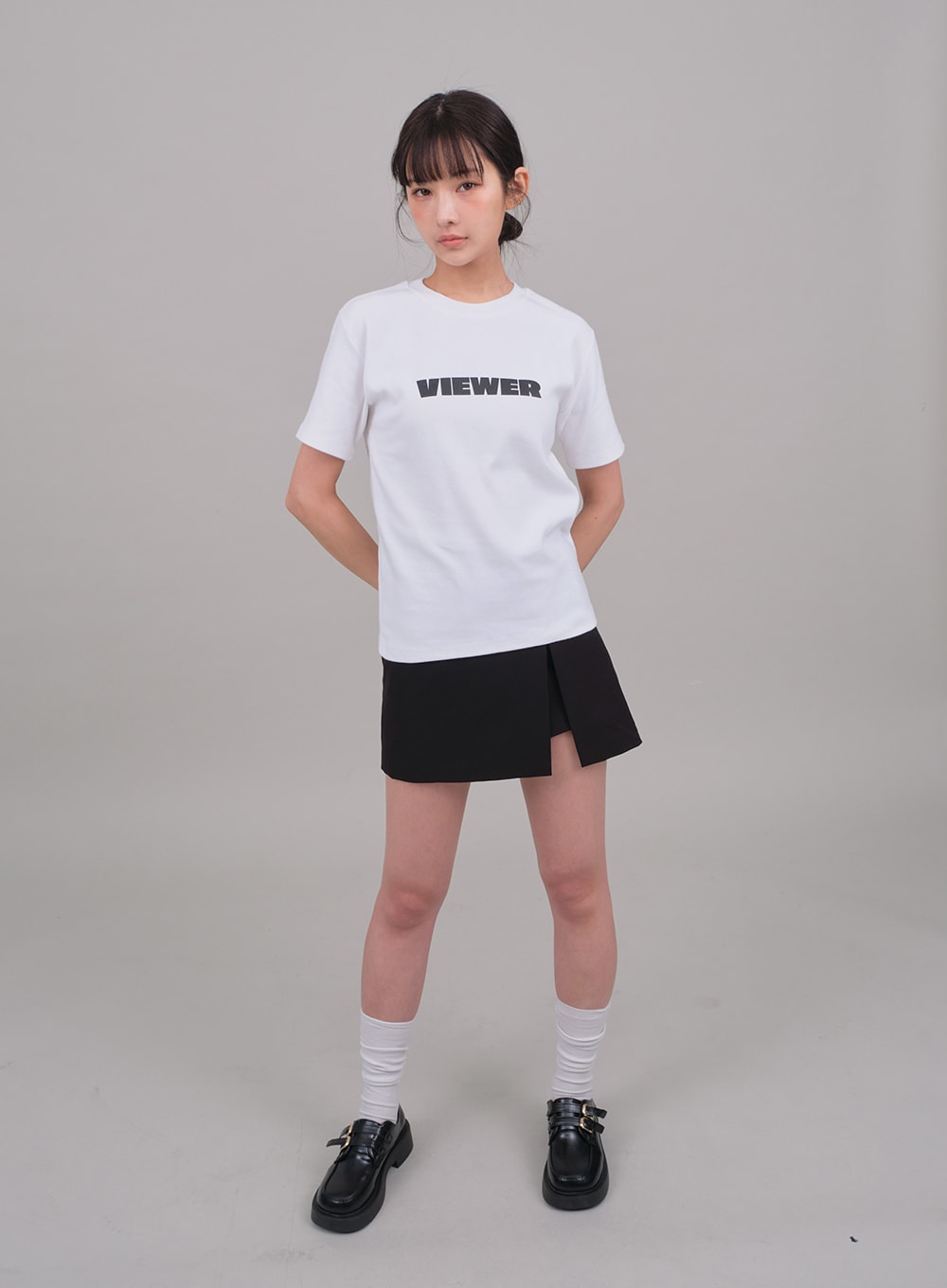 Skort with Front Slit C2701