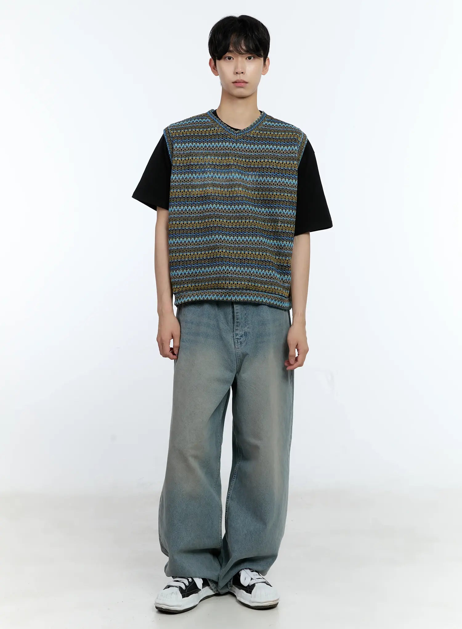 Men's Vintage Wide-Leg Jeans IG501