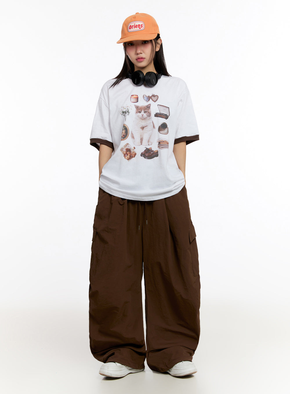 Adjustable Nylon Cargo Pants IU509