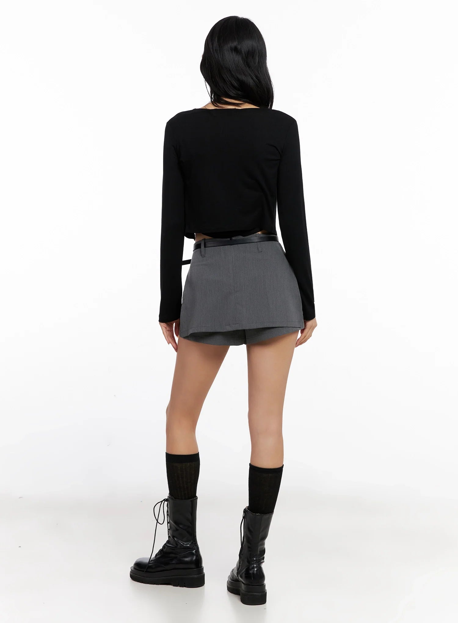 Belted Mini Skort IG508