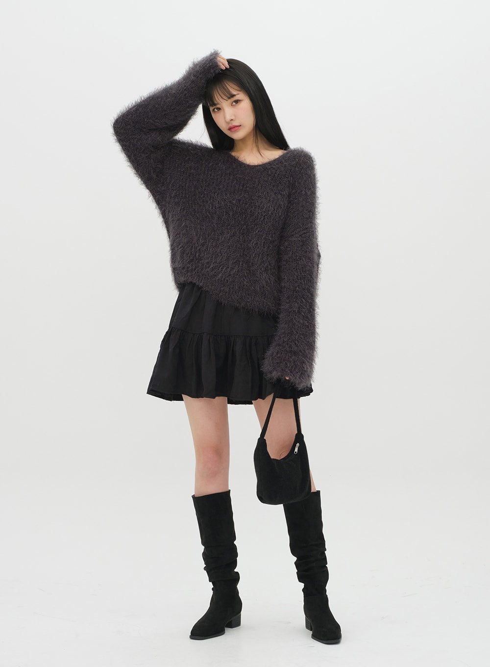 Tiered Mini Skirt J19