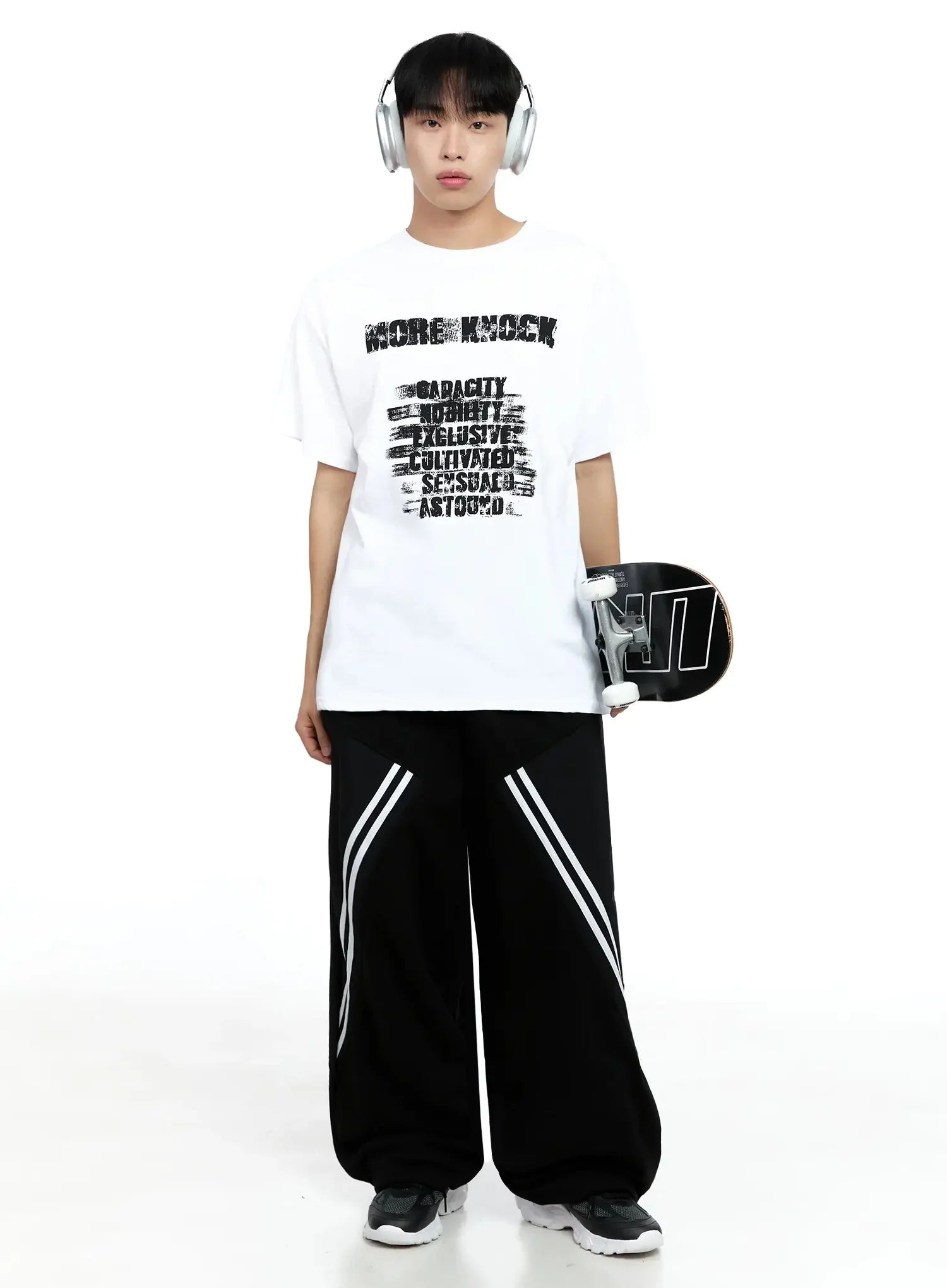 Men's Text Graphic T-shirt IG520