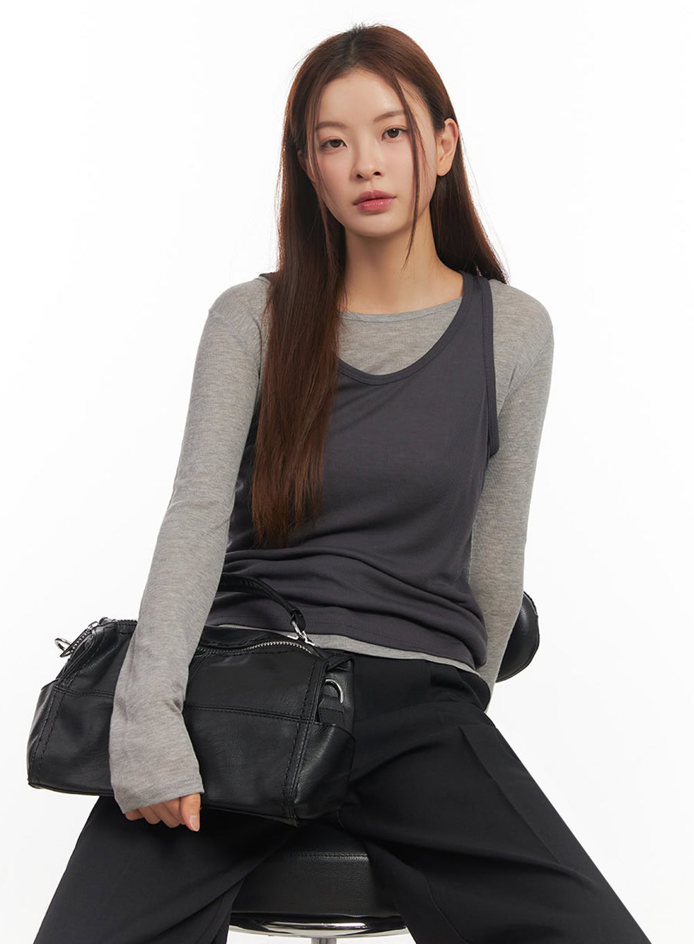 Essential Sheer Long-Sleeve Top IM524