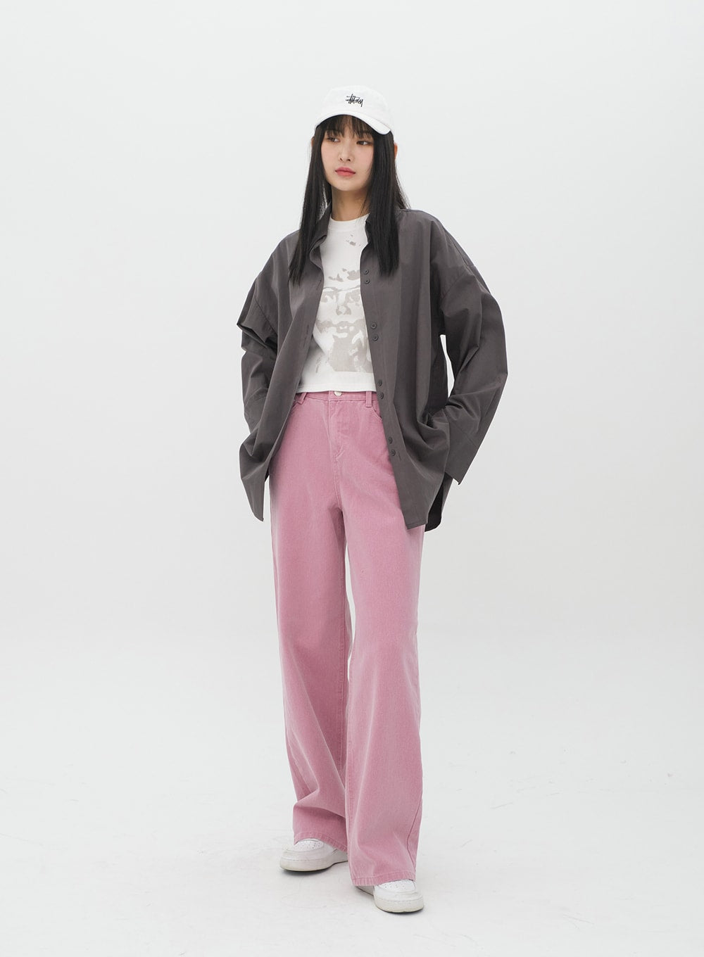 Maxi Shirt with Waist Strap J21