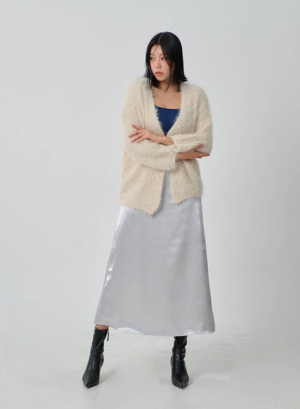 Thin Strap Cropped Top IJ320