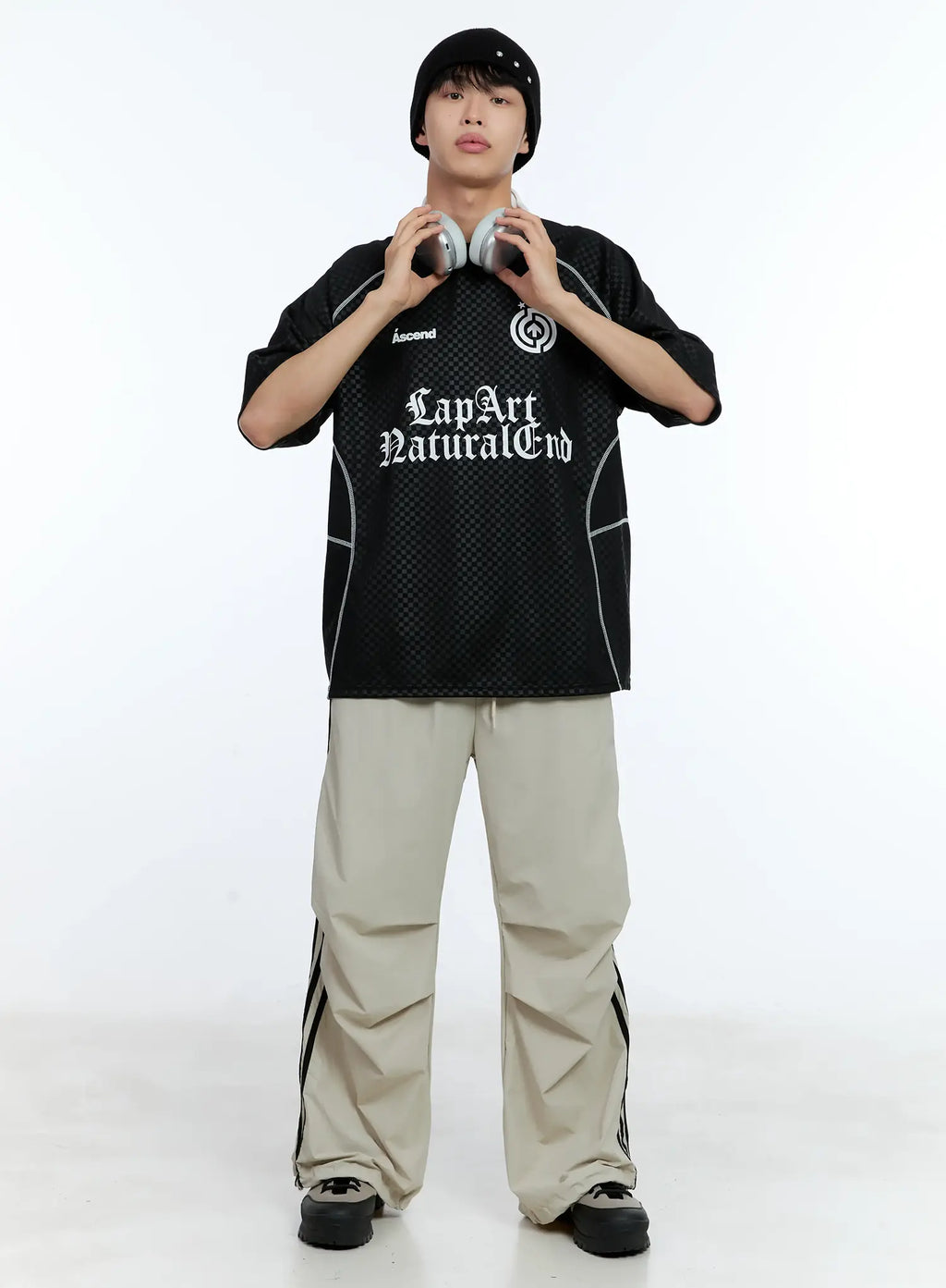 Men's Parachute Nylon Track Pants IL515