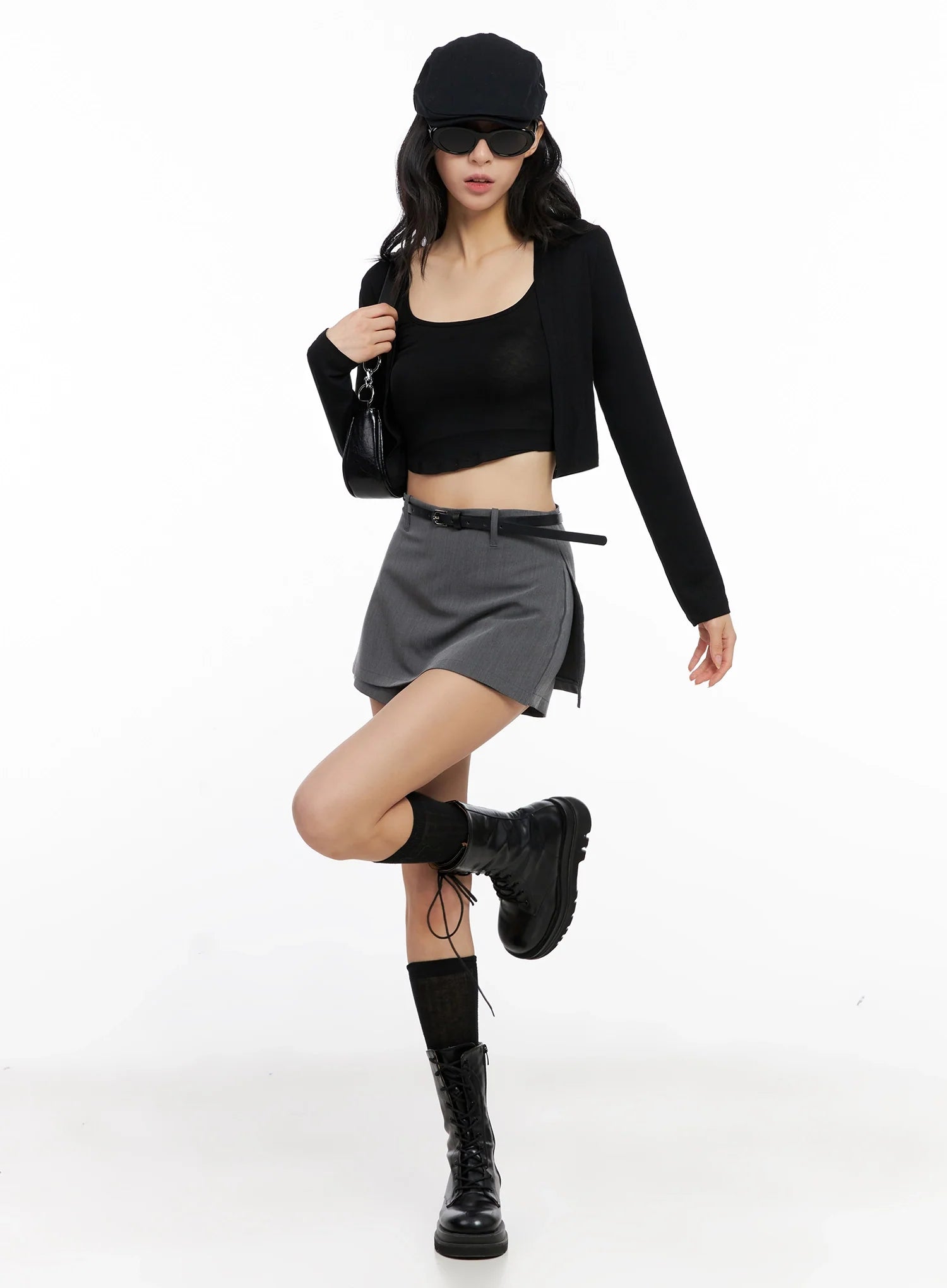 Belted Mini Skort IG508