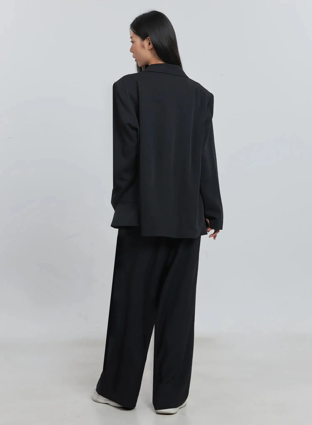 Pintuck Wide-Leg Pants IU512