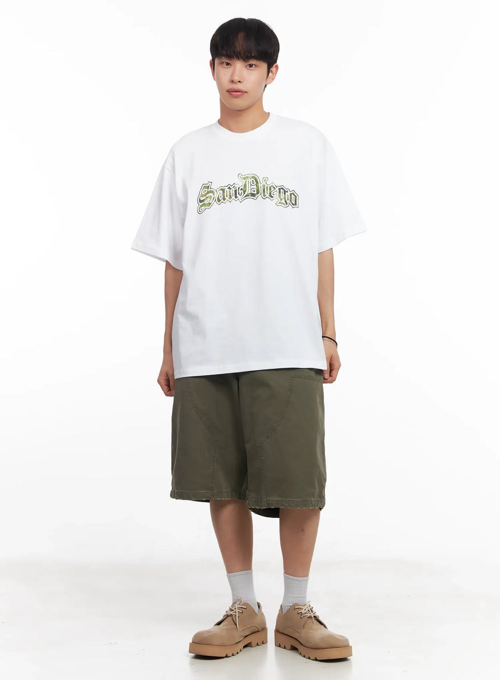 Men's Wide-Fit Bermuda Shorts IU519