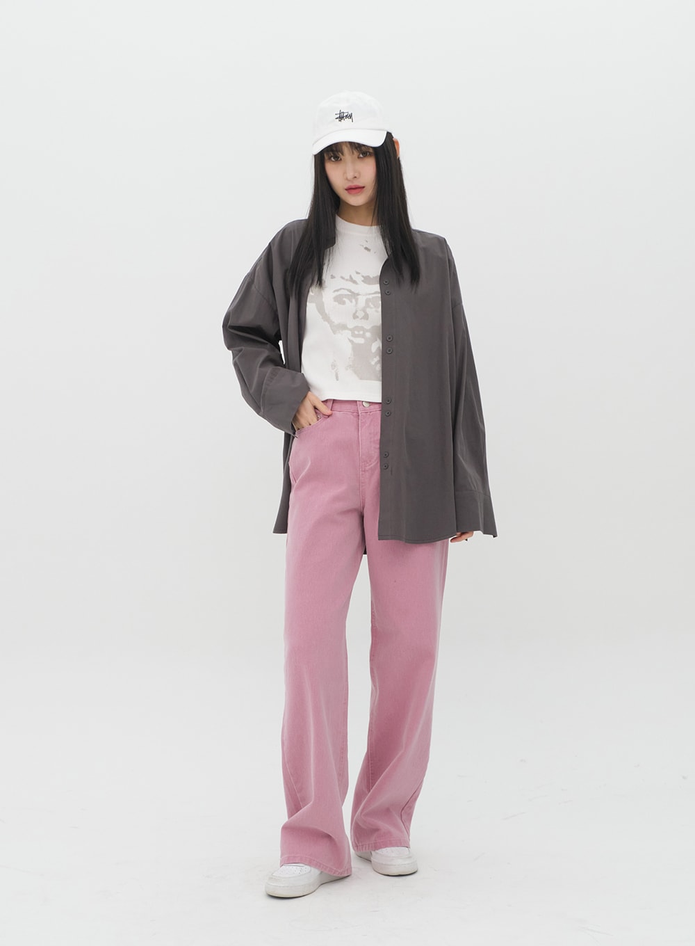 Maxi Shirt with Waist Strap J21