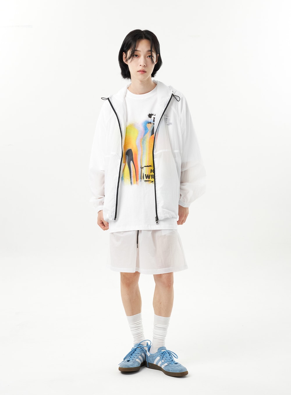 Nylon Hoodie Jacket CU314