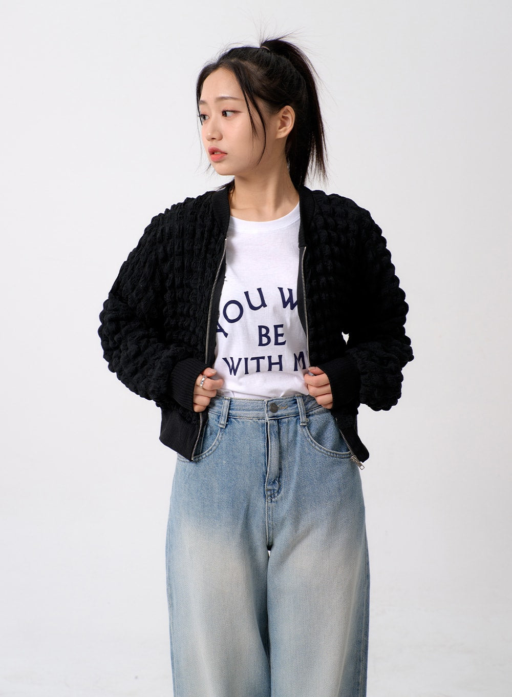 Quilted Zip-Up BM303