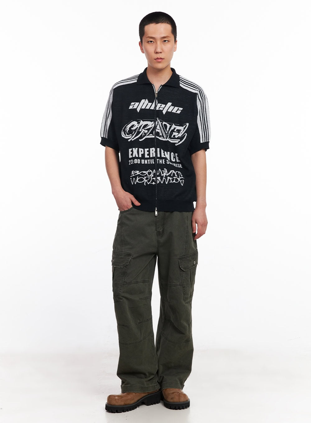 Men's Wide-Fit Cargo Pants IU512