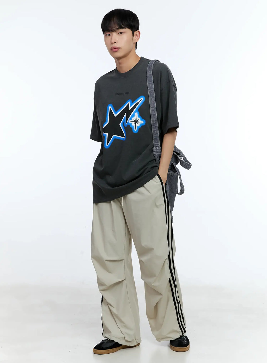 Men's Parachute Nylon Track Pants IL515