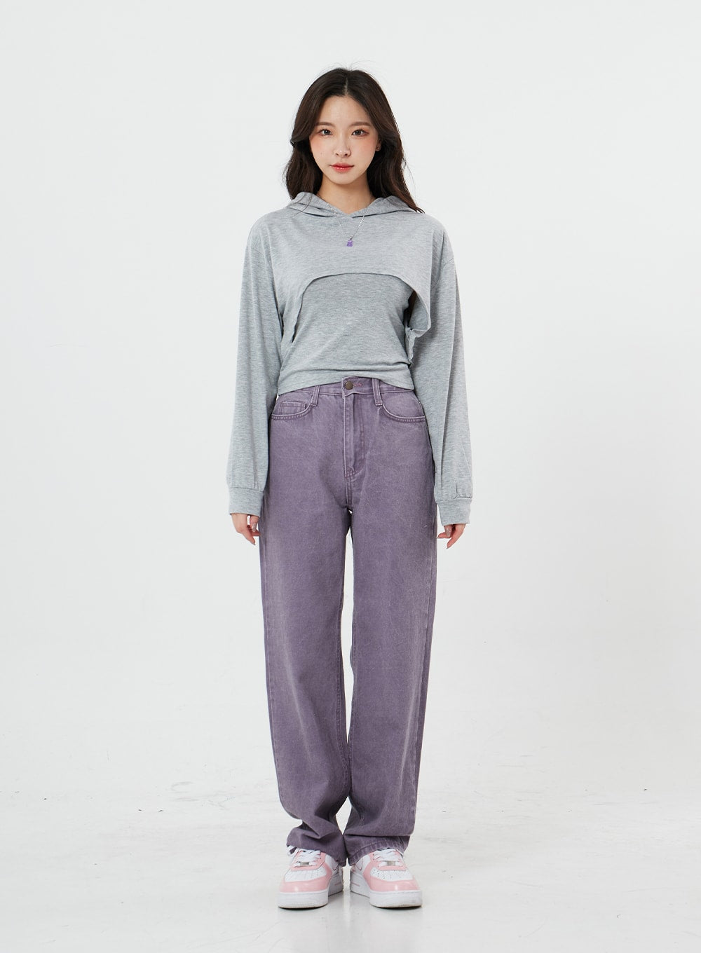 Basic Cami Top and Bolero Hoodie Set BS13