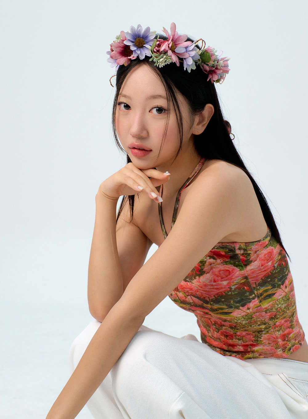 Flower Decor Hair Band IG312