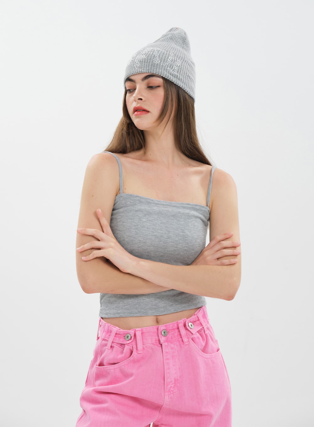 Basic Cropped Cami Top CA20