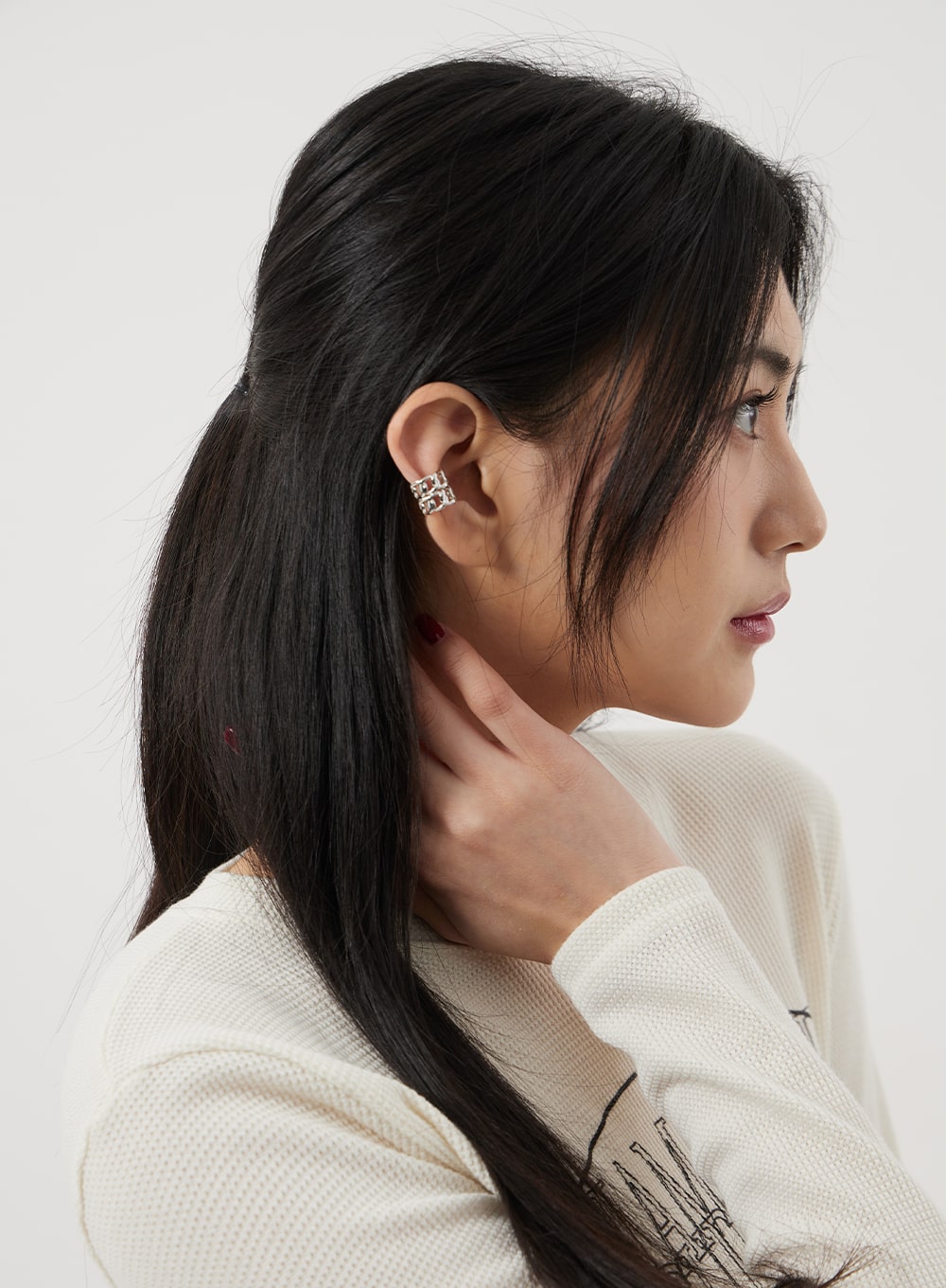 Double Chain Ear Cuff BJ320