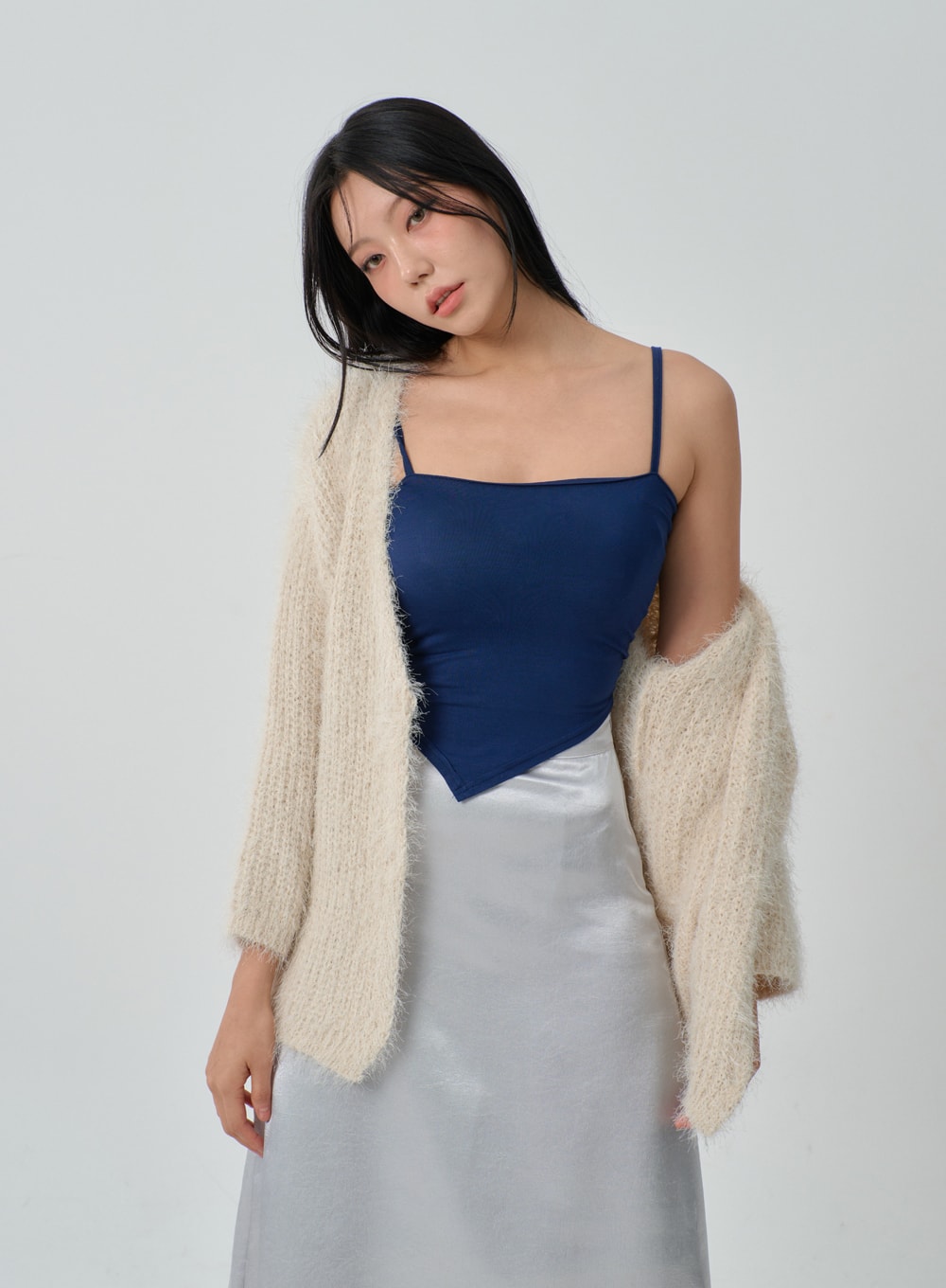 Thin Strap Cropped Top IJ320